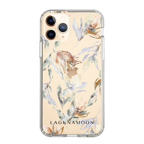 Slim Protection Case［ LAGUNAMOON - NuanceFlower - Clear ］