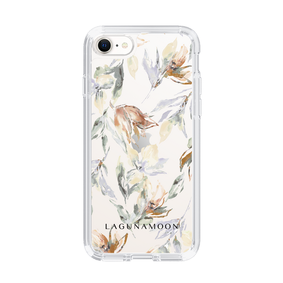Slim Protection Case［ LAGUNAMOON - NuanceFlower - Clear ］
