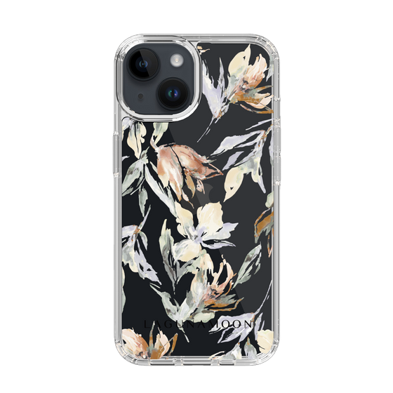 Slim Protection Case［ LAGUNAMOON - NuanceFlower - Clear ］