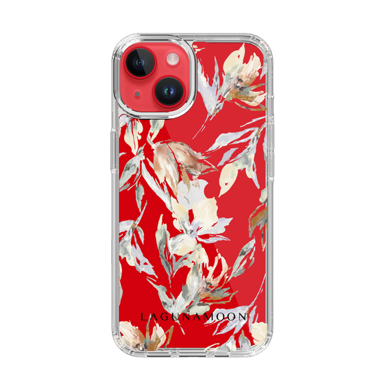 Slim Protection Case［ LAGUNAMOON - NuanceFlower - Clear ］
