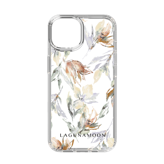 Slim Protection Case［ LAGUNAMOON - NuanceFlower - Clear ］