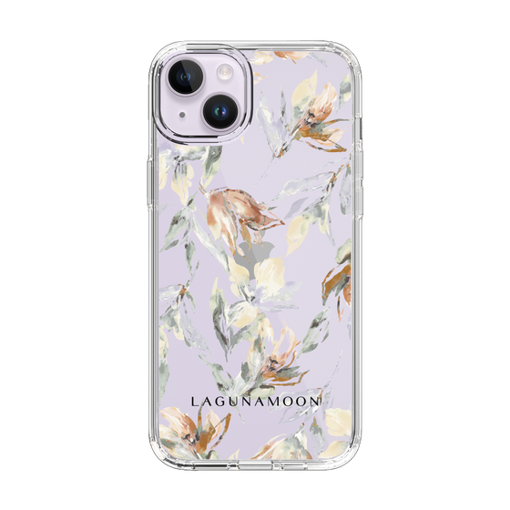 Slim Protection Case［ LAGUNAMOON - NuanceFlower - Clear ］