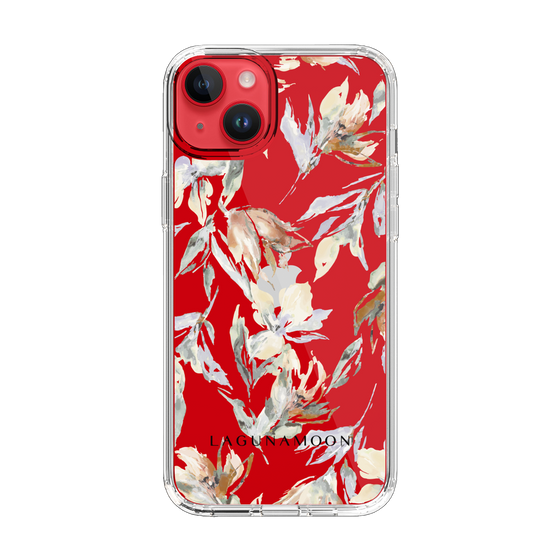 Slim Protection Case［ LAGUNAMOON - NuanceFlower - Clear ］