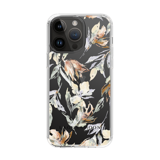 Slim Protection Case［ LAGUNAMOON - NuanceFlower - Clear ］