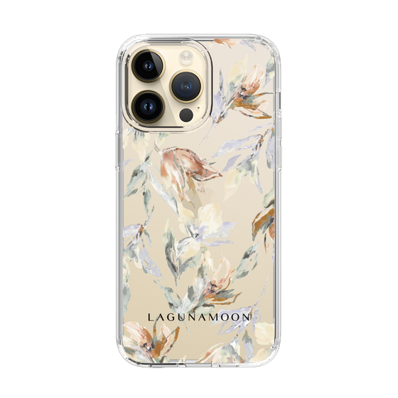 Slim Protection Case［ LAGUNAMOON - NuanceFlower - Clear ］