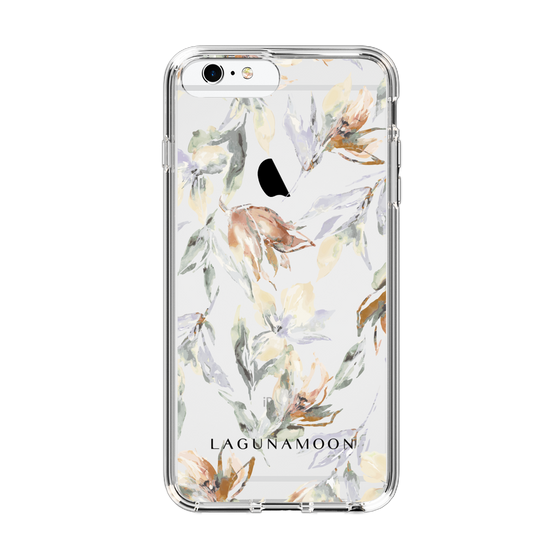 Slim Protection Case［ LAGUNAMOON - NuanceFlower - Clear ］