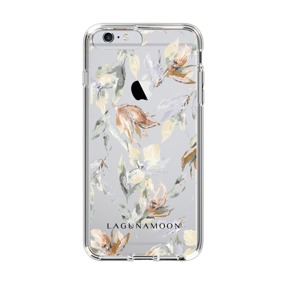 Slim Protection Case［ LAGUNAMOON - NuanceFlower - Clear ］