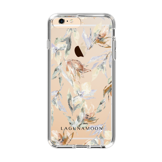 Slim Protection Case［ LAGUNAMOON - NuanceFlower - Clear ］