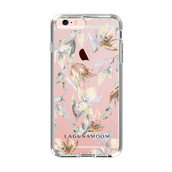 Slim Protection Case［ LAGUNAMOON - NuanceFlower - Clear ］