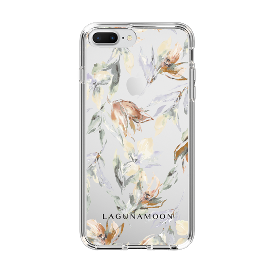 Slim Protection Case［ LAGUNAMOON - NuanceFlower - Clear ］