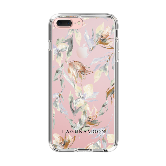 Slim Protection Case［ LAGUNAMOON - NuanceFlower - Clear ］