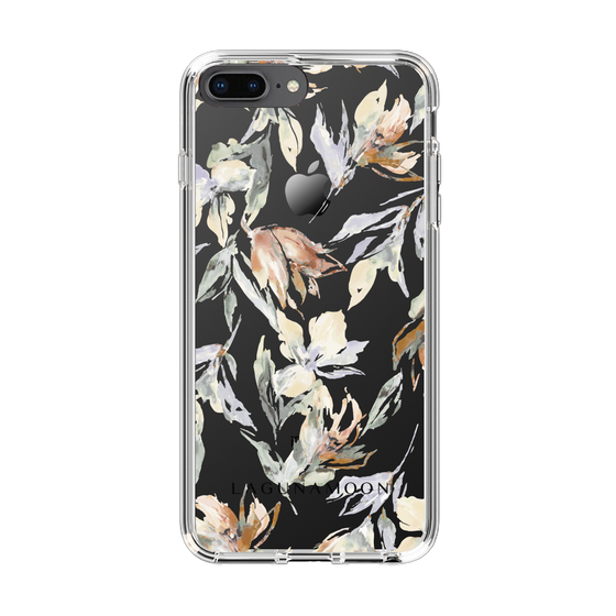 Slim Protection Case［ LAGUNAMOON - NuanceFlower - Clear ］