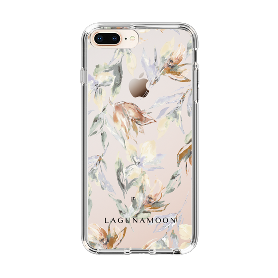 Slim Protection Case［ LAGUNAMOON - NuanceFlower - Clear ］
