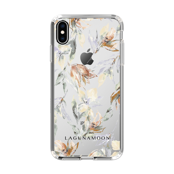 Slim Protection Case［ LAGUNAMOON - NuanceFlower - Clear ］