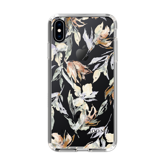 Slim Protection Case［ LAGUNAMOON - NuanceFlower - Clear ］