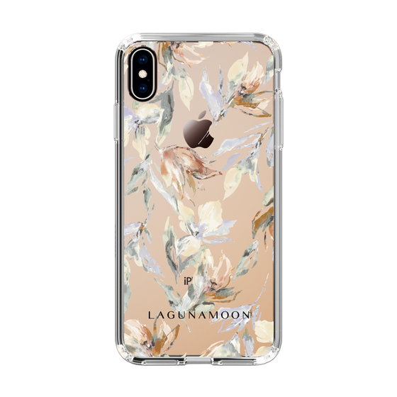 Slim Protection Case［ LAGUNAMOON - NuanceFlower - Clear ］