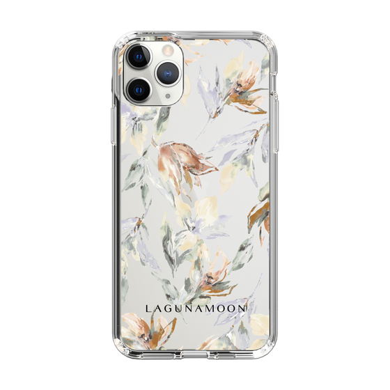 Slim Protection Case［ LAGUNAMOON - NuanceFlower - Clear ］
