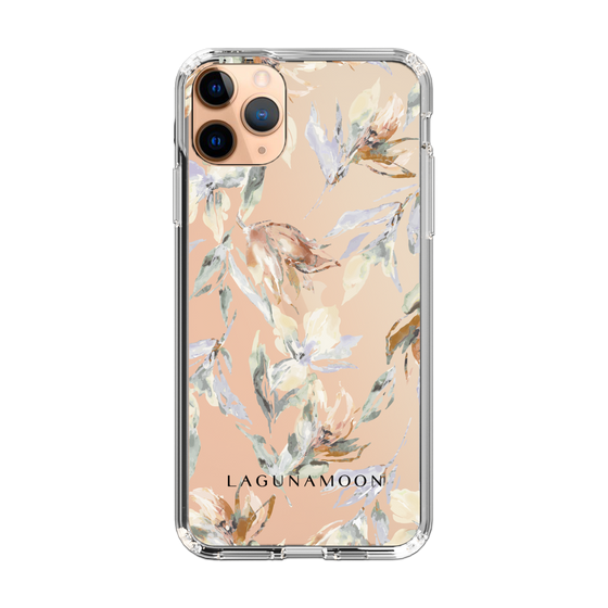 Slim Protection Case［ LAGUNAMOON - NuanceFlower - Clear ］