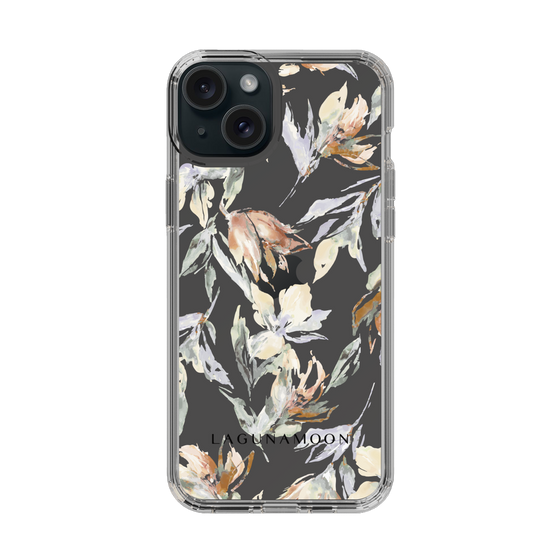 Slim Protection Case［ LAGUNAMOON - NuanceFlower - Clear ］