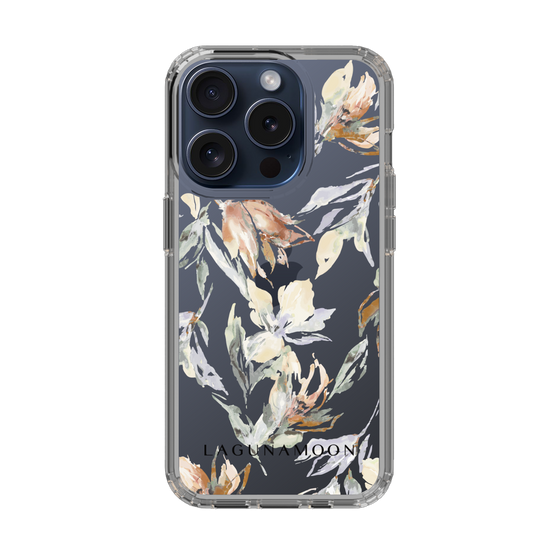 Slim Protection Case［ LAGUNAMOON - NuanceFlower - Clear ］