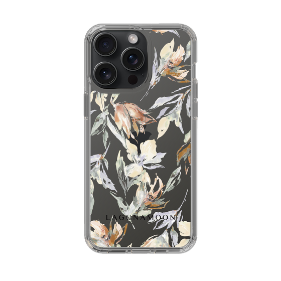 Slim Protection Case［ LAGUNAMOON - NuanceFlower - Clear ］