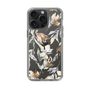 Slim Protection Case［ LAGUNAMOON - NuanceFlower - Clear ］