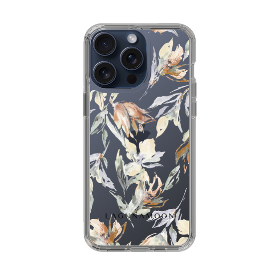 Slim Protection Case［ LAGUNAMOON - NuanceFlower - Clear ］