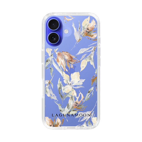 Slim Protection Case［ LAGUNAMOON - NuanceFlower - Clear ］