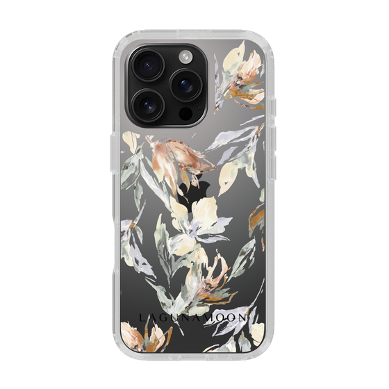 Slim Protection Case［ LAGUNAMOON - NuanceFlower - Clear ］