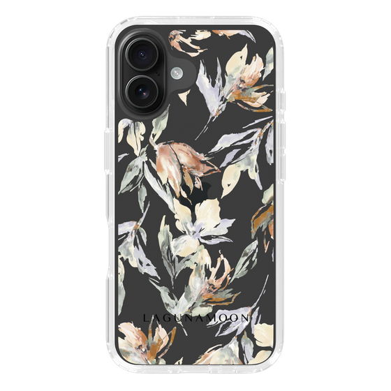 Slim Protection Case［ LAGUNAMOON - NuanceFlower - Clear ］