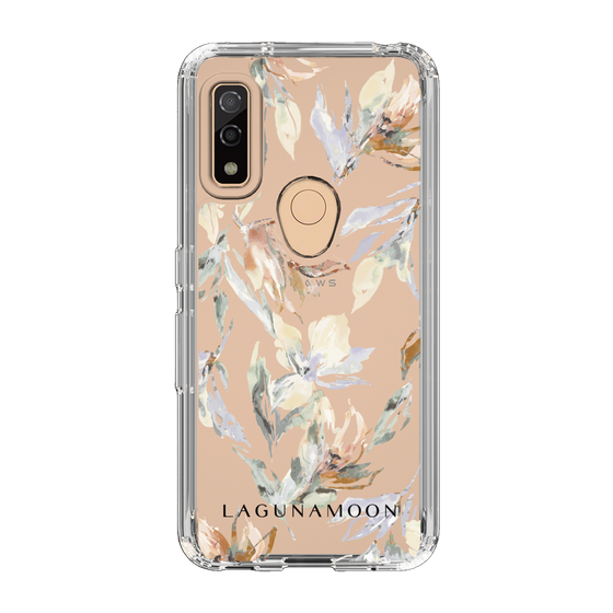 Slim Protection Case［ LAGUNAMOON - NuanceFlower - Clear ］