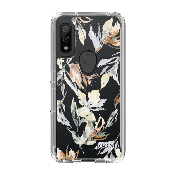 Slim Protection Case［ LAGUNAMOON - NuanceFlower - Clear ］