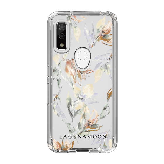 Slim Protection Case［ LAGUNAMOON - NuanceFlower - Clear ］