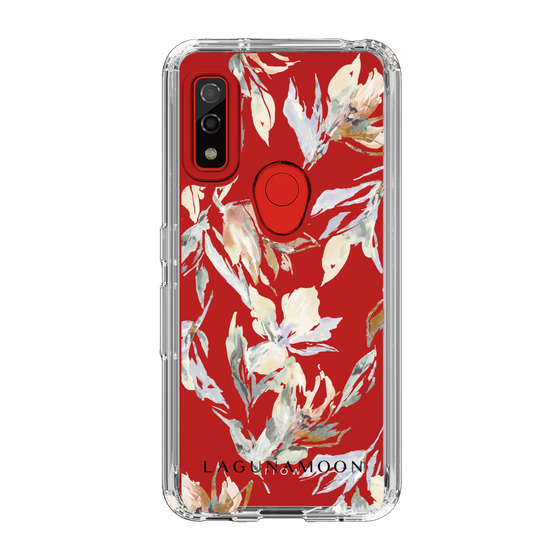 Slim Protection Case［ LAGUNAMOON - NuanceFlower - Clear ］
