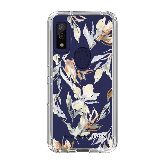 Slim Protection Case［ LAGUNAMOON - NuanceFlower - Clear ］