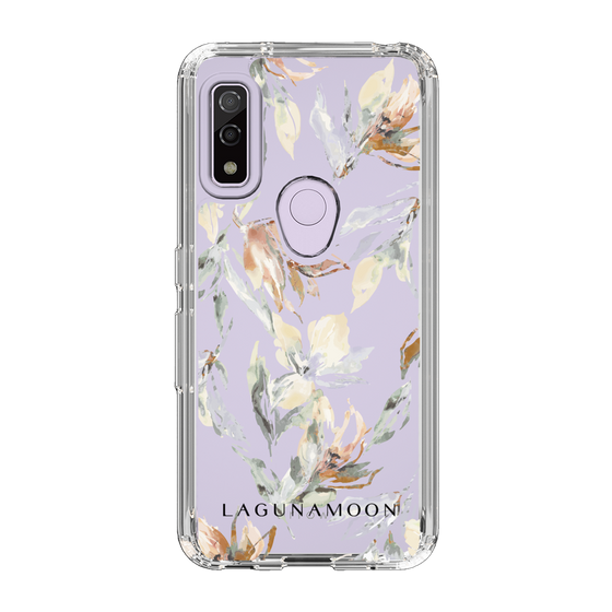 Slim Protection Case［ LAGUNAMOON - NuanceFlower - Clear ］