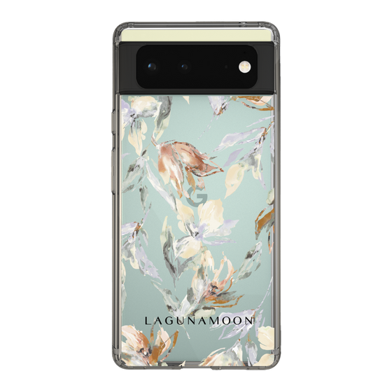 Slim Protection Case［ LAGUNAMOON - NuanceFlower - Clear ］