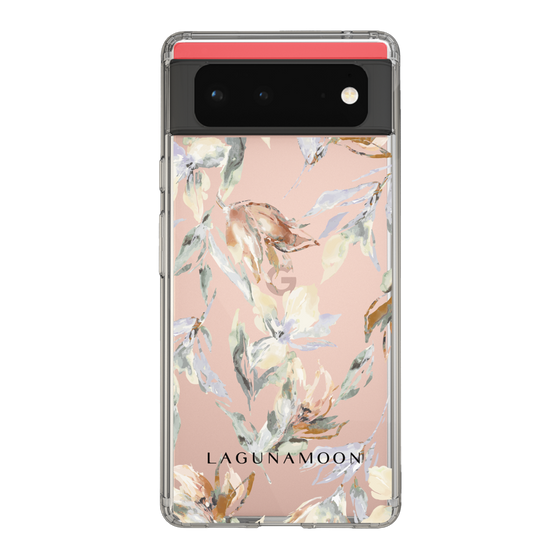 Slim Protection Case［ LAGUNAMOON - NuanceFlower - Clear ］