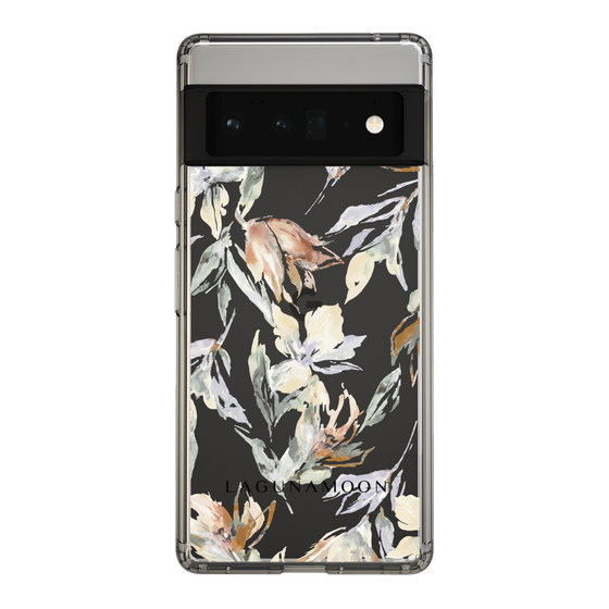 Slim Protection Case［ LAGUNAMOON - NuanceFlower - Clear ］