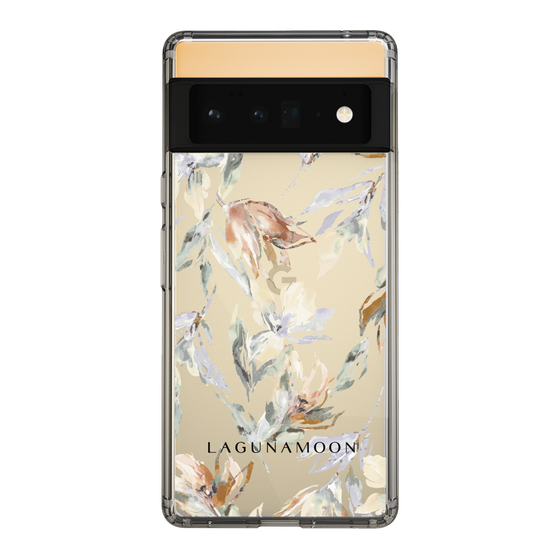 Slim Protection Case［ LAGUNAMOON - NuanceFlower - Clear ］