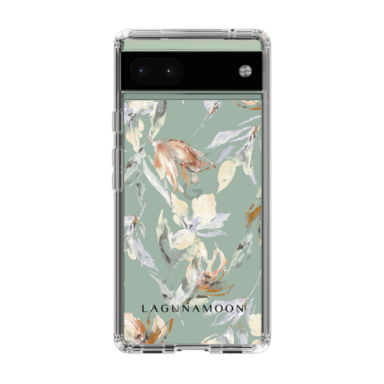 Slim Protection Case［ LAGUNAMOON - NuanceFlower - Clear ］