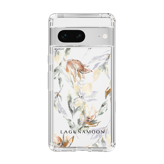Slim Protection Case［ LAGUNAMOON - NuanceFlower - Clear ］