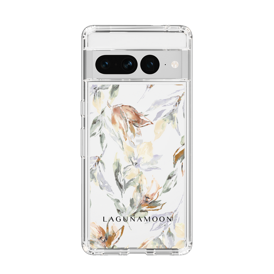 Slim Protection Case［ LAGUNAMOON - NuanceFlower - Clear ］