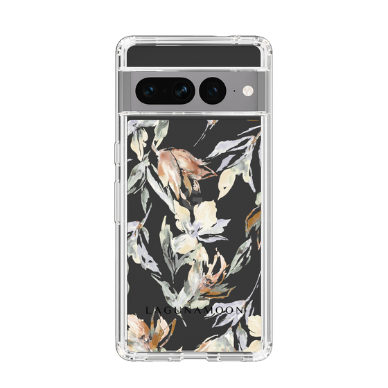 Slim Protection Case［ LAGUNAMOON - NuanceFlower - Clear ］
