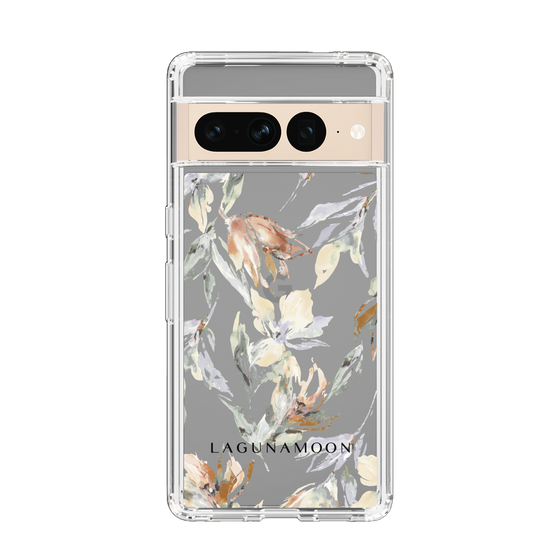 Slim Protection Case［ LAGUNAMOON - NuanceFlower - Clear ］