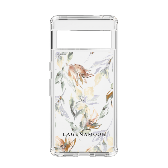 Slim Protection Case［ LAGUNAMOON - NuanceFlower - Clear ］