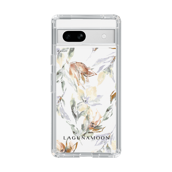 Slim Protection Case［ LAGUNAMOON - NuanceFlower - Clear ］