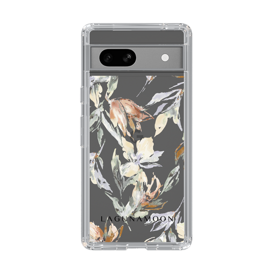 Slim Protection Case［ LAGUNAMOON - NuanceFlower - Clear ］