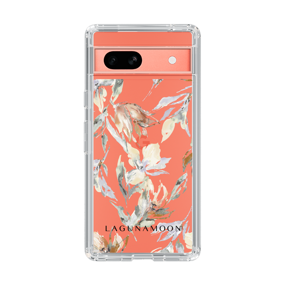 Slim Protection Case［ LAGUNAMOON - NuanceFlower - Clear ］