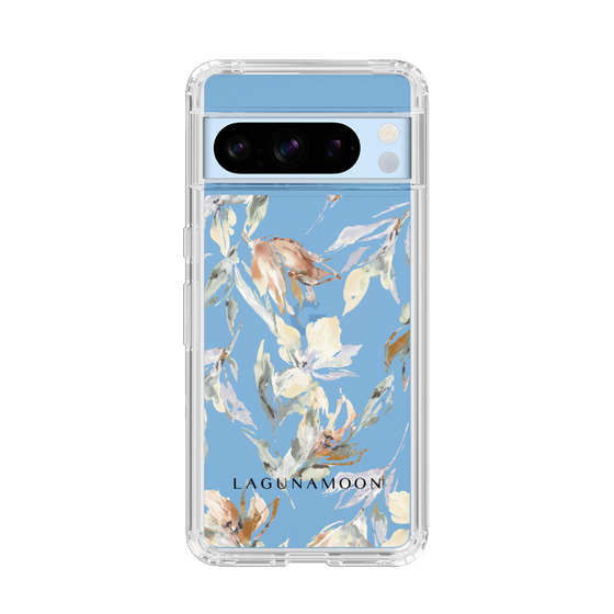 Slim Protection Case［ LAGUNAMOON - NuanceFlower - Clear ］